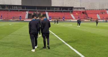 وصول حافلتى الزمالك ودجلة إلى ملعب السلام استعدادا لمواجهة الليلة