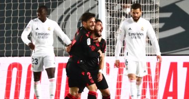 ملخص سقوط ريال مدريد فى فخ سوسيداد بالدوري الإسباني.. فيديو
