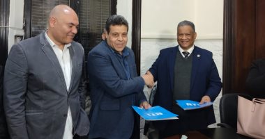 نقابة الإعلاميين توقع بروتوكول تعاون مع الهيئة الوطنية للإعلام.. صور