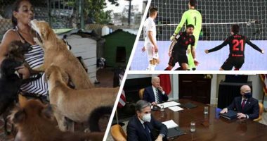 صور.. العالم هذا الصباح.. قمة افتراضية بين الرئيس الأمريكى ونظيره المكسيكى عبر تقنية الفيديو.. كوبا تحظر مصارعات الديوك ومشاركة القطط والكلاب فى السيرك انتصارا لحقوق الحيوان.. تعادل مثير بين ريال مدريد وسوسيداد
