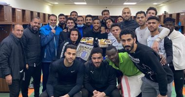 طلائع الجيش يحتفل بعيد ميلاد إسلام جمال