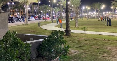 شارع مصر بمحافظة بورسعيد.. مكان للترفيه والتنزه والمذاكرة.. فيديو 