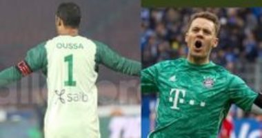 لقاء الخميسى تشبه زوجها محمد عبد المنصف بمانويل نوير بعد تألقه أمام الزمالك