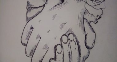 "أحمد" من المنوفية يشارك "صحافة المواطن" موهبته بالرسم