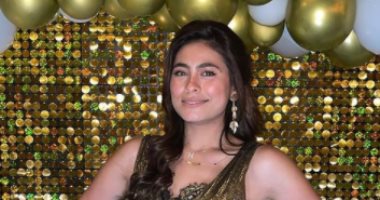 7 صور من احتفال الفنانة هاجر أحمد بعيد ميلادها مع الأصدقاء  