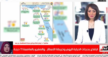 الأرصاد تكشف لتليفزيون اليوم السابع تفاصيل الطقس خلال الأسبوع المقبل