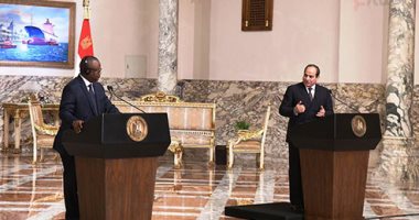 الرئيس السيسي: ناقشت مع رئيس غينيا بيساو ملف سد النهضة وموقفنا ثابت بالتوصل لاتفاق ملزم