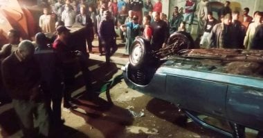 انتشال 7 جثث لضحايا حادث سقوط سيارة بنهر النيل فى أسيوط.. صور