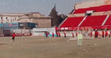 تدريبات الأهلى الأخيرة قبل مواجهة فيتا كلوب الكونغولى.. فيديو وصور