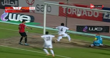 إبراهيم يحيى يتقدم لإنبي بالهدف الأول في شباك طلائع الجيش.. فيديو