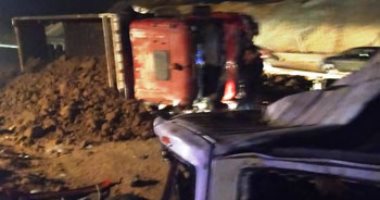 التحفظ على السائق المتسبب فى حادث الصحراوى الشرقى تمهيدا لسماع أقواله