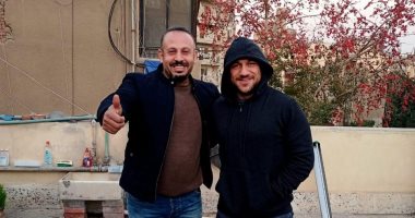 أول ظهور لأحمد مكي بعد تعافيه من فيروس كورونا.. صور