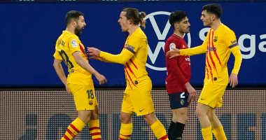 ترتيب الدوري الاسباني بعد فوز برشلونة على أوساسونا