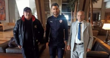 حمزة المثلوثى يتلقى الدعم من والده قبل مواجهة الزمالك والترجى فى الأبطال