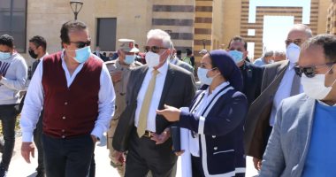 وزير التعليم العالى يتابع استعدادات جامعة الملك سلمان الدولية لتشغيل المقر الرئيسى
