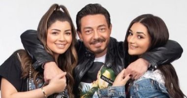 أحمد زاهر في صورة جديدة مع بناته ليلى وملك.. ويعلق: أخواتي