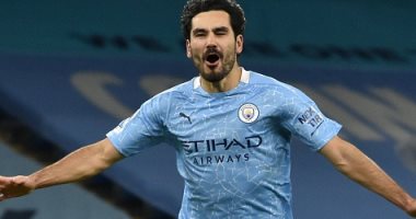 مانشستر سيتي يتقدم على إيفرتون بهدف جوندوجان فى الدقيقة 84.. فيديو