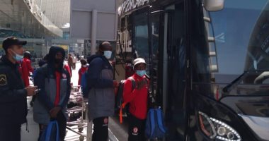 نكانا الزامبى يخوض مرانه الرئيسى على ملعب الدفاع الجوى قبل مواجهة بيراميدز