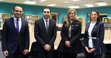 رشا راغب تفتتح مكتبة الأكاديمية الوطنية للتدريب.. وتؤكد: ستكون رقمية وواقعية