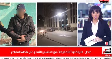 تفاصيل التحقيقات مع المتهم بالتعدى على طفلة المعادى.. فيديو
