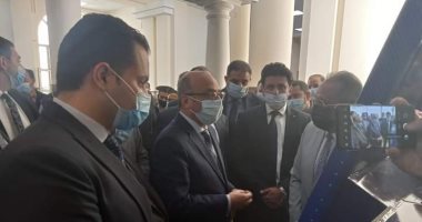 وزير العدل يتفقد مجمع محاكم مصر الجديدة بعد رفع كفاءته.. صور