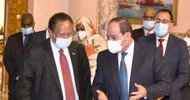 توافق مصرى سودانى لتعزيز اتصالات تفعيل مقترح تشكيل رباعية دولية لسد النهضة..صور