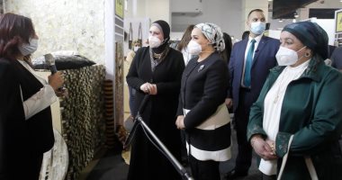 السيدة انتصار السيسي: سعدت اليوم بزيارة معرض "البازار" للحرف اليدوية والتراثية