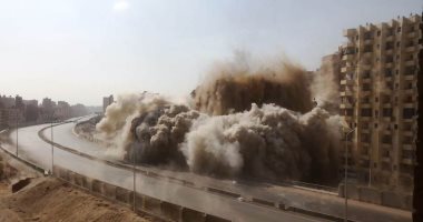 أخبار مصر.. إسدال الستار على عقار فيصل المحترق بعد هدمه بتقنية التفجير