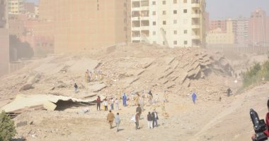 محافظ الجيزة: تفجير عقار فيصل تم على أيدى متخصصين.. صور 