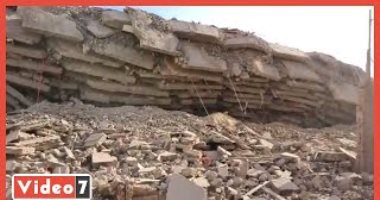 كوم تراب.. هذا ما تبقى من عقار فيصل بعد التفجير