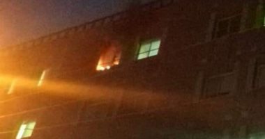 مدير مستشفى قفط للعزل: ماس كهربائى وراء حريق غرفة العاملين ولا توجد إصابات.. فيديو