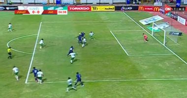تعادل سلبى بين المصرى وإنبى فى الشوط الأول.. فيديو