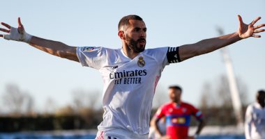 بنزيما يفتتح أهداف ريال مدريد ضد أتلانتا فى الدقيقة 34.. فيديو
