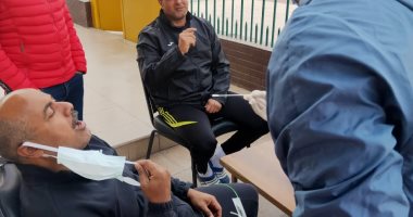 الطلائع يجرى مسحة كورونا استعداداً لمواجهة الإسماعيلى فى الدورى.. صور