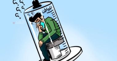 كاريكاتير اليوم.. المواطن فى انتظار لقاح كورونا للإنطلاق