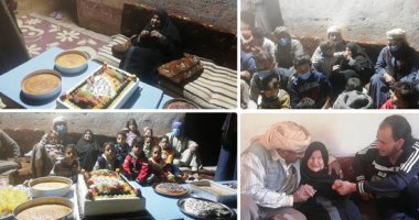 عيد ميلاد "العمة زينب" الـ107.. أهالى الداخلة يرسمون البهجة على وجه أكبر معمرة بالوادى الجديد.. فقدت بصرها فى شبابها وعاشت وحيدة لسنوات.. حُرمت من الأبناء وتزوجت 4 مرات لجمالها.. محبة للخير وصاحبة واجب.. فيديو