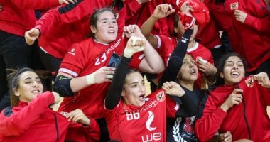 الأهلى يهزم الزمالك 27 / 20  ويتوج بطلا لكأس مصر لسيدات اليد .. صور