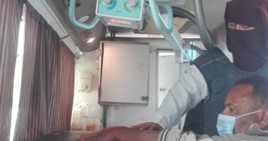 الكشف وتوفير العلاج لـ 1500 مواطن فى قافلة بمبادرة حياة كريمة ببنى سويف