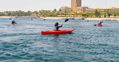 عروض الرياضات المائية تتصدر فعاليات الملتقى الدولى للسياحة بأسوان.. صور