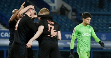 ملخص وأهداف مباراة إيفرتون ضد مان سيتي بكأس الاتحاد الإنجليزي.. فيديو