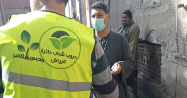 شباب فى كفر الشيخ يتطوع لتوعية الأهالى بخطر فيروس كورونا.. صور