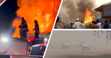 العالم هذا المساء.. حريق هائل داخل دار للمسنين فى نيويورك.. 15 قتيلًا فى مخيم للاجئين الروهينجا فى بنجلاديش.. موجة غبار كثيف تضرب إسرائيل وتحول نهارها إلى ليل