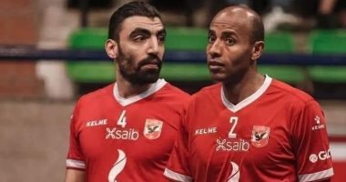 رباعى الأهلى يعيدون الأحمر للمنافسة على دورى الطائرة