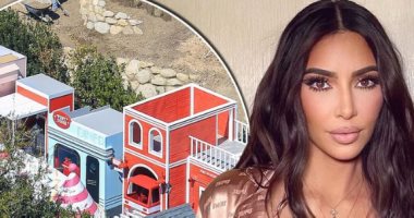 تبذير ولا دلع.. كيم كاردشيان تبنى شارع وراء قصرها لممارسة أبناءها "الشوبنج"