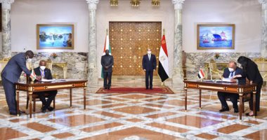 الرئيس السيسى ونظيره البوروندى يشهدان توقيع مذكرات تفاهم 