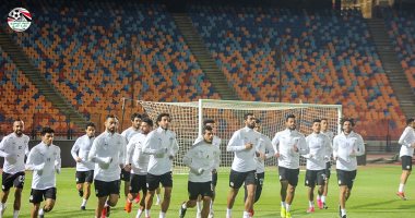 المنتخب يواصل تدريباته باستاد القاهرة استعدادا لجزر القمر.. صور