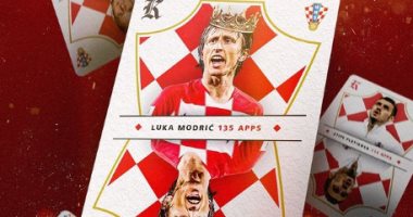 فيفا يحتفى بلوكا مودريتش بعدما أصبح الأكثر مشاركة مع منتخب بلاده.. Croatian king