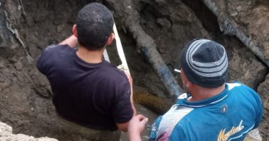 تطهير شبكات الصرف الصحى بمنطقتى الزهور والقصاصين بمدن القناة