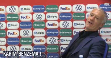 منتخب فرنسا.. ديشامب يهرب مجددا من الرد عن موعد عودة بنزيما "فيديو"