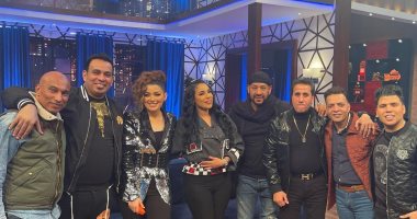 نجوم الغناء الشعبى ضيوف حلقة من نامج "هزر فزر مع لولى" على Cbc.. صور